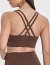 Crisscross Scoop Neck Active Tank