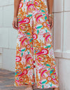 Floral Wide Leg Pants