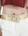 Glitter PU Leather Belt