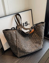 Leopard Canvas Tote Bag