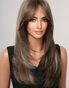 13*1" Full-Machine Wigs Synthetic Long Straight 22"