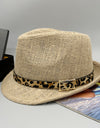 Short Brim Jute Cloth Hat