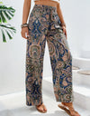 Printed Wide Leg Pants