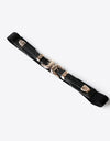 Double Buckle PU Leather Belt