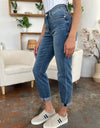 Judy Blue Full Size Cuffed Hem Slim Jeans