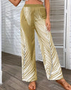 Printed Wide Leg Pants