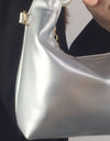 Adored PU Leather Pearl Handbag