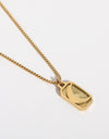 Stainless Steel 18K Gold-Plated Necklace