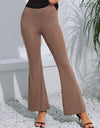 High Waist Long Flare Pants