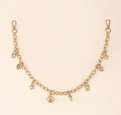 Sea Element Charm Iron Chain Belt