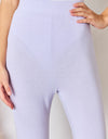 RISEN Full Size High Waist Ultra Soft Knit Flare Pants