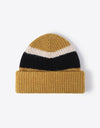 Tricolor Cuffed Knit Beanie