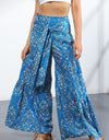 Printed High-Rise Tied Culottes