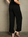 Double Take Elastic Waist Straight Leg Pants with Pockets