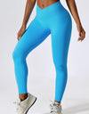 Slim Fit Wide Waistband Sports Leggings