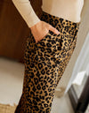 Leopard Wide Leg Pants