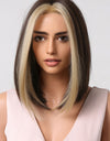 13*1" Full-Machine Wigs Synthetic Mid-length Straight 9"