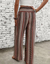 Printed Wide Leg Pants