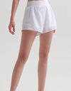 Smocked Waist Sports Shorts