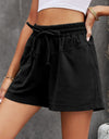 Full Size Drawstring Shorts with Pockets