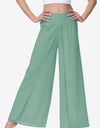 Smocked Split Wide Leg Long Pants