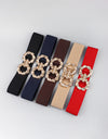 Zinc Alloy Buckle Elastic Belt