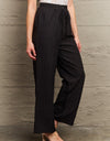 Tie Waist Long Pants