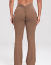 Ruched High Waist Bootcut Active Pants