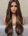 13*2" Lace Front Wigs Synthetic Long Wave 26" Heat Safe 150% Density