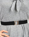 Toggle Clasp Elastic Belt