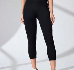 High Waist Cropped Active Leggings