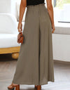 Drawstring Waist Wide Leg Pants