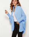 Open Front Batwing Sleeve Cardigan