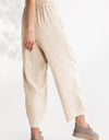 Drawstring Cropped Pants with Pockets