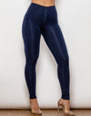 Full Size Zip Detail High Waist Leggings