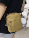 Wide Strap Polyester Crossbody Bag