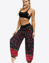 Oversized Printed Wide Leg Long Pants