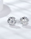 925 Sterling Silver Moissanite Stud Earrings