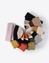 Tricolor Cuffed Knit Beanie