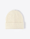 Waffle-Knit Cuff Beanie