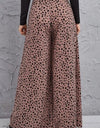 Animal Print High-Rise Culottes