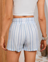 Tie Waist Wide Waistband Shorts