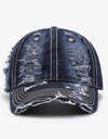 Distressed Adjustable Cotton Baseball Cap