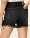 Judy Blue Full Size Tummy Control Fray Hem Shorts