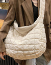 Large Quilted Shoulder Bag