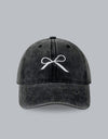 Bow Embroidered Adjustable Cap