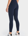 High Waist Ankle-Length Yoga Leggings with Pockets