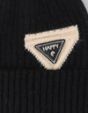 HAPPY Contrast Beanie