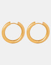 18K Gold-Plated Huggie Earrings