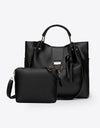 2-Piece PU Leather Bag Set